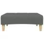 Sofá cama de 2 plazas con taburete tela gris oscuro by , Sofas - Ref: Foro24-3258107, Price: 335,19 €, Discount: %