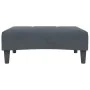 Sofá cama de 2 plazas con taburete terciopelo gris oscuro by , Sofas - Ref: Foro24-3258111, Price: 305,20 €, Discount: %