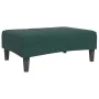 Sofá cama de 2 plazas con taburete terciopelo verde oscuro by , Sofas - Ref: Foro24-3258118, Price: 332,39 €, Discount: %