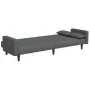 Sofá cama de 2 plazas con taburete tela gris oscuro by , Sofas - Ref: Foro24-3258124, Price: 333,40 €, Discount: %