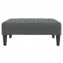 Sofá cama de 2 plazas con taburete tela gris oscuro by , Sofas - Ref: Foro24-3258124, Price: 333,40 €, Discount: %