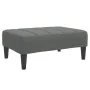 Sofá cama de 2 plazas con taburete tela gris oscuro by , Sofas - Ref: Foro24-3258124, Price: 333,40 €, Discount: %