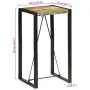 Mesa alta de bar madera maciza reciclada 60x55x110 cm von , Küchen- und Esstische - Ref: Foro24-358885, Preis: 110,47 €, Raba...
