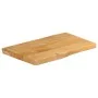 Tablero de mesa borde natural madera maciza mango 60x40x2,5 cm by , Table tops - Ref: Foro24-370704, Price: 38,16 €, Discount: %