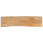 Tablero de mesa borde natural madera maciza mango 160x40x2,5 cm by , Table tops - Ref: Foro24-370712, Price: 85,44 €, Discoun...