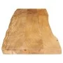 Tablero de mesa borde natural madera maciza mango 160x40x2,5 cm by , Table tops - Ref: Foro24-370712, Price: 85,44 €, Discoun...