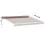 Toldo retráctil automático marrón 400x350 cm by , Awnings - Ref: Foro24-3215389, Price: 438,61 €, Discount: %