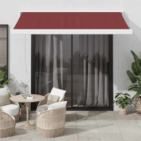 Toldo retráctil manual color burdeos 350x250 cm von , Markisen - Ref: Foro24-3215314, Preis: 789,85 €, Rabatt: %