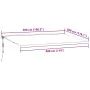 Toldo retráctil automático marrón 500x300 cm by , Awnings - Ref: Foro24-3215737, Price: 803,09 €, Discount: %