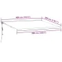 Toldo retráctil automático marrón 400x300 cm by , Awnings - Ref: Foro24-3215735, Price: 747,67 €, Discount: %