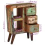 Aparador de madera maciza reciclada 55x30x80 cm by , Sideboards - Ref: Foro24-374902, Price: 234,23 €, Discount: %