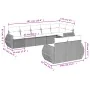 Set sofás de jardín 8 piezas y cojines ratán sintético marrón von , Gartensets - Ref: Foro24-3253960, Preis: 591,21 €, Rabatt: %