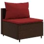 Set muebles de jardín 7 piezas y cojines ratán sintético marrón by , Garden sets - Ref: Foro24-3308117, Price: 514,61 €, Disc...