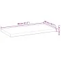 Encimera tocador baño madera maciza acacia sin tratar 80x40x4cm de , Tocadores de baño - Ref: Foro24-3279672, Precio: 67,41 €...