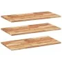 Estante flotante 3 uds madera acacia acabado aceite 80x40x2 cm by , Shelves and shelves - Ref: Foro24-3279557, Price: 123,37 ...