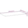 Estante flotante madera acacia maciza acabado aceite 80x40x2 cm by , Shelves and shelves - Ref: Foro24-3279555, Price: 47,93 ...