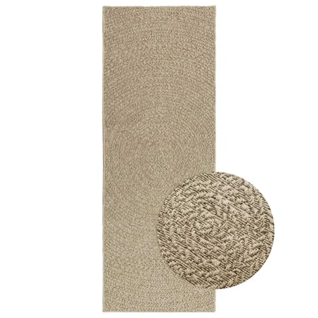 Alfombra ZIZUR apariencia yute interior exterior beige 80x200cm by , Rugs - Ref: Foro24-4010403, Price: 56,25 €, Discount: %