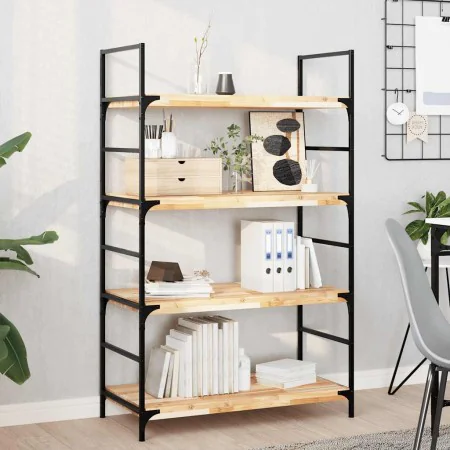 Estantes flotantes 4 uds madera acacia sin tratar 80x40x4 cm by , Shelves and shelves - Ref: Foro24-3279478, Price: 236,52 €,...
