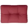 Cojín para sofá de palets de tela rojo tinto 60x40x12 cm by , Cushions for chairs and sofas - Ref: Foro24-360566, Price: 19,4...