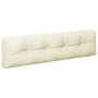 Cojines para sofá de palets 2 unidades tela crema by , Cushions for chairs and sofas - Ref: Foro24-360823, Price: 72,71 €, Di...