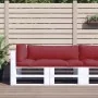 Cojines para palets 3 unidades tela rojo tinto by , Cushions for chairs and sofas - Ref: Foro24-360953, Price: 62,56 €, Disco...