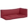 Cojines para palets 3 unidades tela rojo tinto by , Cushions for chairs and sofas - Ref: Foro24-360953, Price: 62,56 €, Disco...