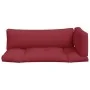 Cojines para palets 3 unidades tela rojo tinto by , Cushions for chairs and sofas - Ref: Foro24-360953, Price: 62,56 €, Disco...