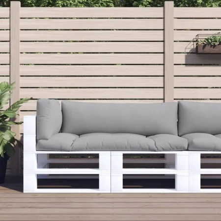 Cojines para palets 3 unidades tela gris by , Cushions for chairs and sofas - Ref: Foro24-360945, Price: 68,92 €, Discount: %