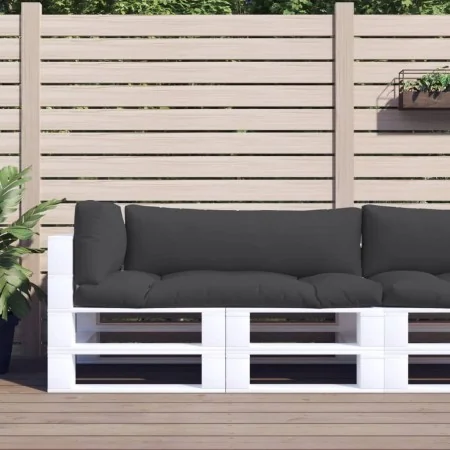 Cojines para palets 3 piezas tela negro von , Kissen für Stühle und Sofas - Ref: Foro24-360951, Preis: 66,70 €, Rabatt: %