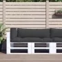 Cojines para palets 3 piezas tela negro von , Kissen für Stühle und Sofas - Ref: Foro24-360951, Preis: 66,70 €, Rabatt: %