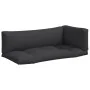 Cojines para palets 3 piezas tela negro von , Kissen für Stühle und Sofas - Ref: Foro24-360951, Preis: 66,70 €, Rabatt: %