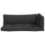 Cojines para palets 3 piezas tela negro von , Kissen für Stühle und Sofas - Ref: Foro24-360951, Preis: 66,70 €, Rabatt: %