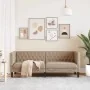 Sofá Chesterfield de 3 plazas cuero artificial marrón capuchino by , Sofas - Ref: Foro24-372671, Price: 267,71 €, Discount: %