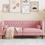 Sofá Chesterfield 2 plazas con cojines terciopelo rosa by , Sofas - Ref: Foro24-372686, Price: 297,16 €, Discount: %