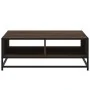 Mesa de centro madera ingeniería metal marrón roble 80x80x30 cm by , Coffee table - Ref: Foro24-848773, Price: 63,92 €, Disco...