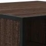 Mesa de centro madera ingeniería metal marrón roble 80x80x30 cm by , Coffee table - Ref: Foro24-848773, Price: 63,92 €, Disco...