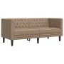 Juego de sofás Chesterfield 3 piezas cuero sintético capuchino von , Sofas - Ref: Foro24-3209272, Preis: 699,07 €, Rabatt: %