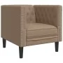 Juego de sofás Chesterfield 3 piezas cuero sintético capuchino von , Sofas - Ref: Foro24-3209272, Preis: 699,07 €, Rabatt: %