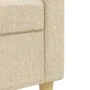 Juego de sofás con reposapiés 4 piezas tela crema by , Sofas - Ref: Foro24-3278297, Price: 675,58 €, Discount: %