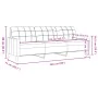 Juego de sofás con reposapiés 4 piezas tela crema by , Sofas - Ref: Foro24-3278297, Price: 675,58 €, Discount: %