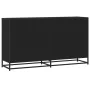 Aparador de madera de ingeniería negro 134x35x76 cm von , Sideboards - Ref: Foro24-3300815, Preis: 148,65 €, Rabatt: %