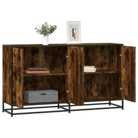 Aparador madera de ingeniería roble ahumado 134x35x76 cm von , Sideboards - Ref: Foro24-3300817, Preis: 133,15 €, Rabatt: %
