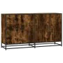 Aparador madera de ingeniería roble ahumado 134x35x76 cm von , Sideboards - Ref: Foro24-3300817, Preis: 133,12 €, Rabatt: %