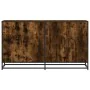 Aparador madera de ingeniería roble ahumado 134x35x76 cm von , Sideboards - Ref: Foro24-3300817, Preis: 133,12 €, Rabatt: %