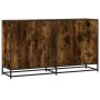 Aparador madera de ingeniería roble ahumado 134x35x76 cm von , Sideboards - Ref: Foro24-3300817, Preis: 133,12 €, Rabatt: %