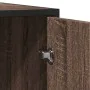 Aparador de madera de ingeniería marrón roble 92x35x76 cm by , Sideboards - Ref: Foro24-3300829, Price: 112,66 €, Discount: %
