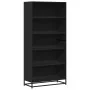 Estantería de madera de ingeniería negra 80,5x35x170,5 cm by , Bookcases and shelves - Ref: Foro24-3300855, Price: 127,96 €, ...
