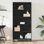 Estantería de madera de ingeniería negra 80,5x35x170,5 cm by , Bookcases and shelves - Ref: Foro24-3300855, Price: 127,96 €, ...