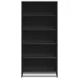 Estantería de madera de ingeniería negra 80,5x35x170,5 cm by , Bookcases and shelves - Ref: Foro24-3300855, Price: 127,96 €, ...