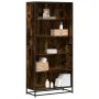 Estantería madera de ingeniería roble ahumado 80,5x35x170,5 cm de , Librerías y estanterías - Ref: Foro24-3300857, Precio: 12...